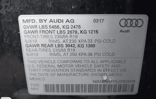 AUDI Q5 PREMIUM PLUS 2018 - 11